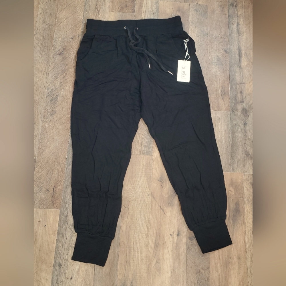 Women's Drawstring Jogger "Black "